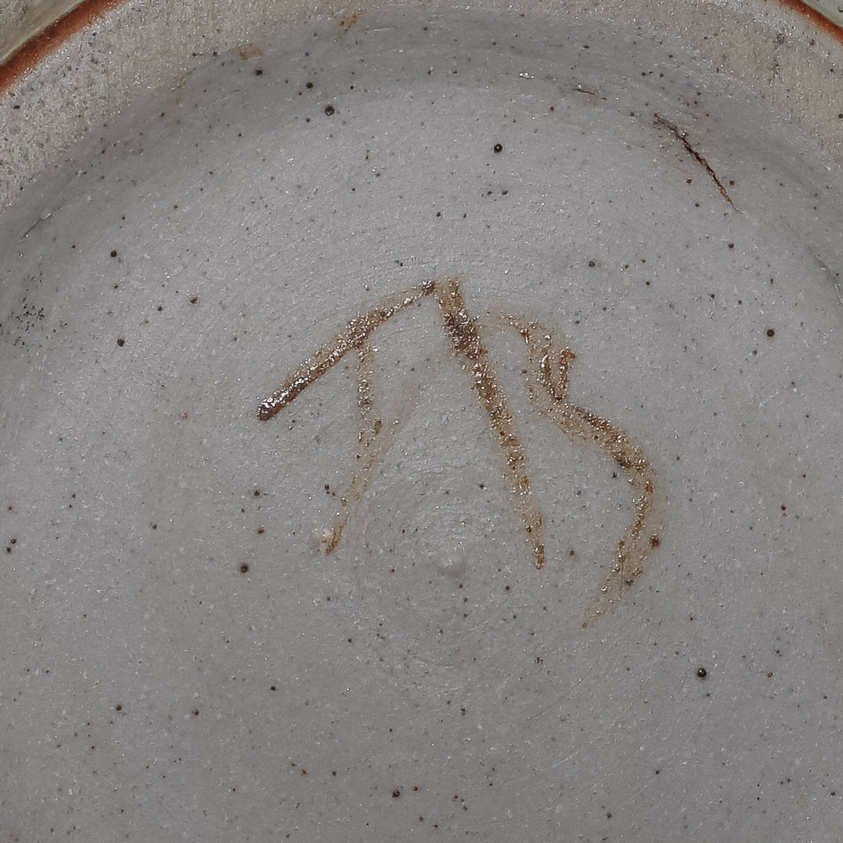 Lidded jar in stoneware