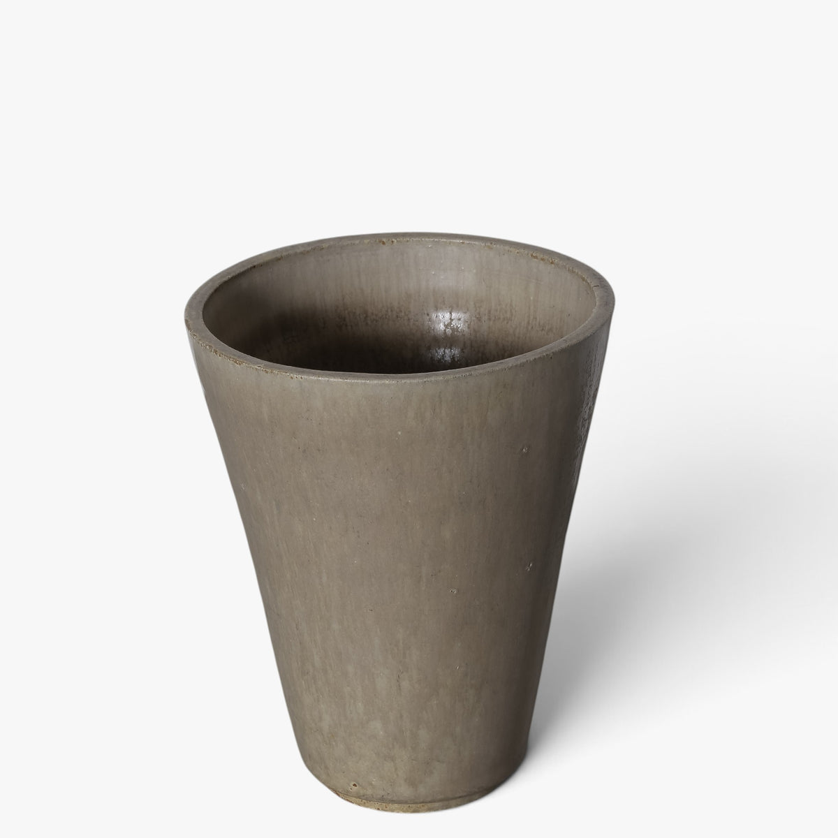 Tall vase in stoneware