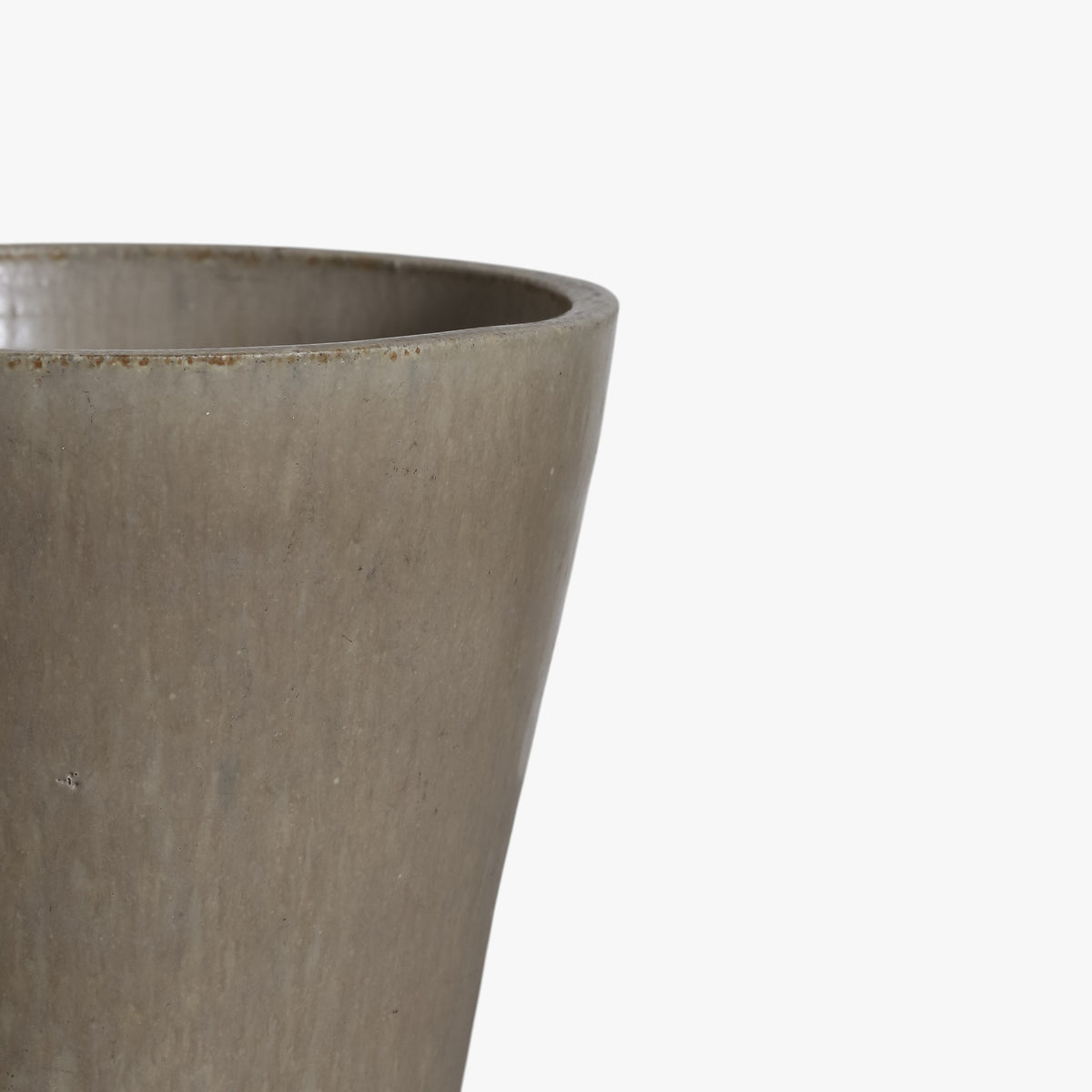 Tall vase in stoneware