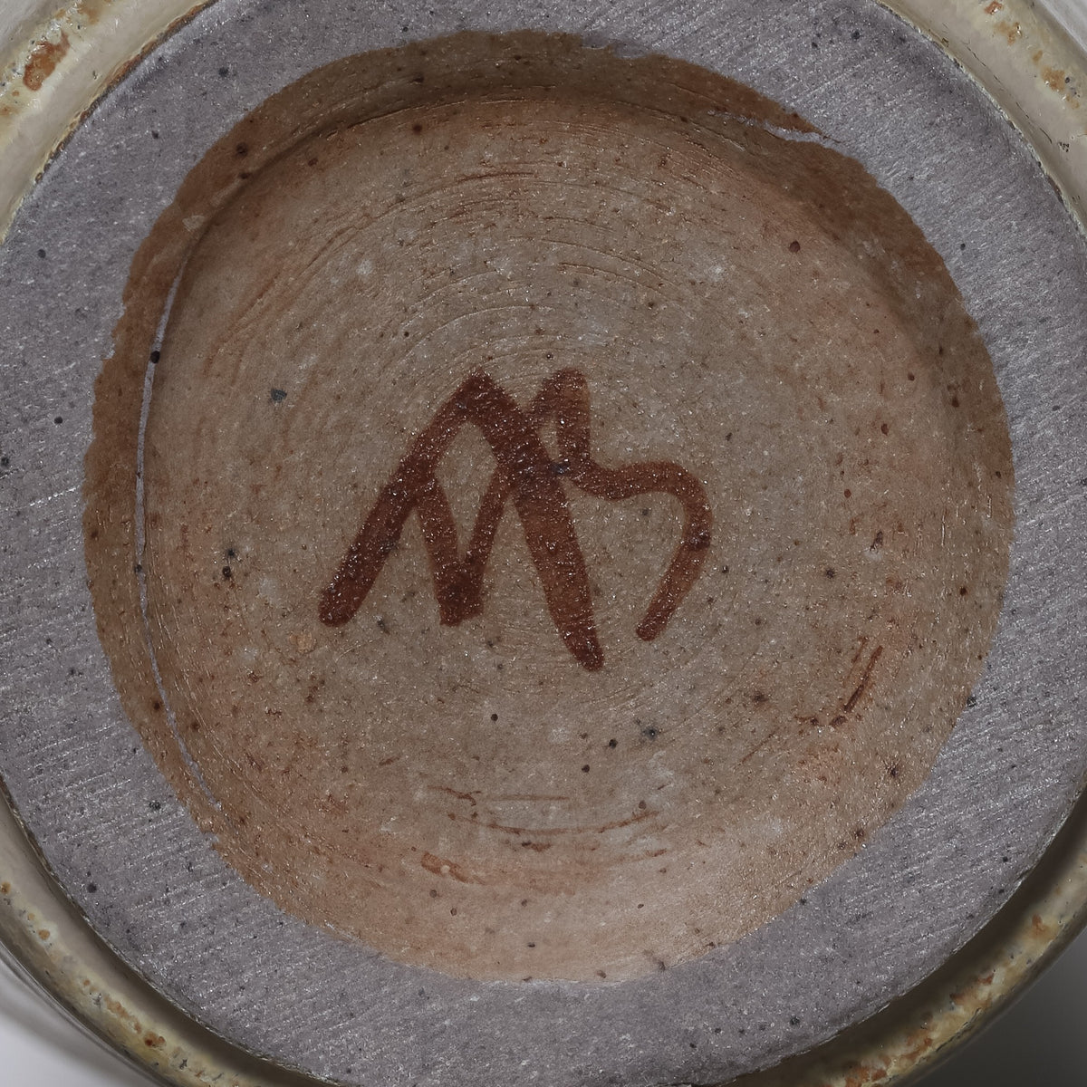 Tall vase in stoneware