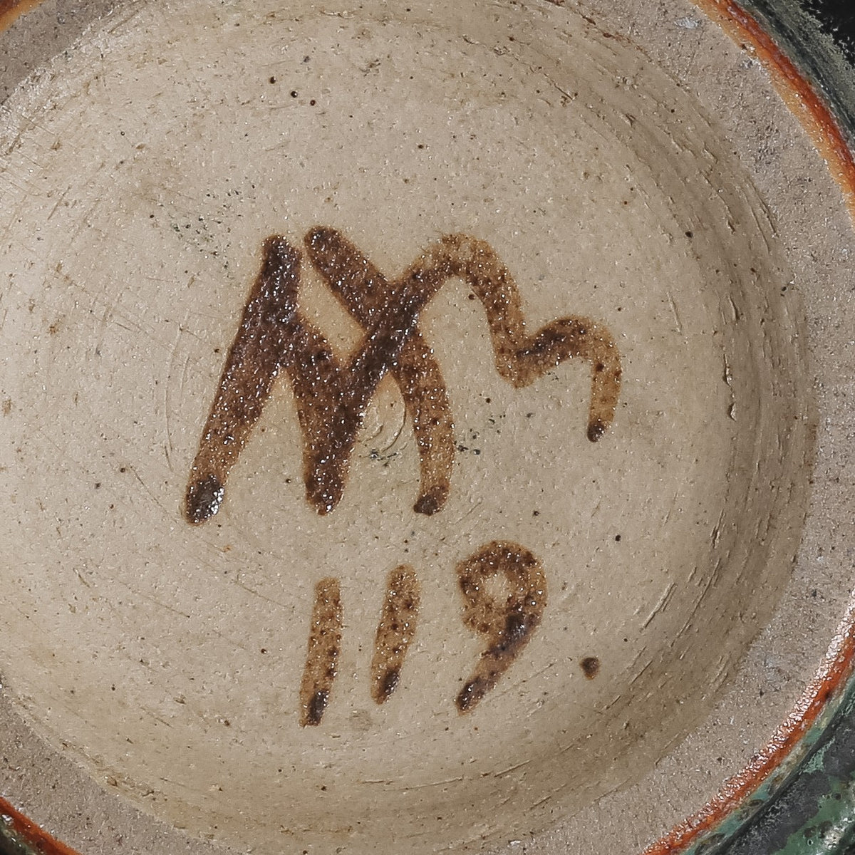 Lidded jar in stoneware