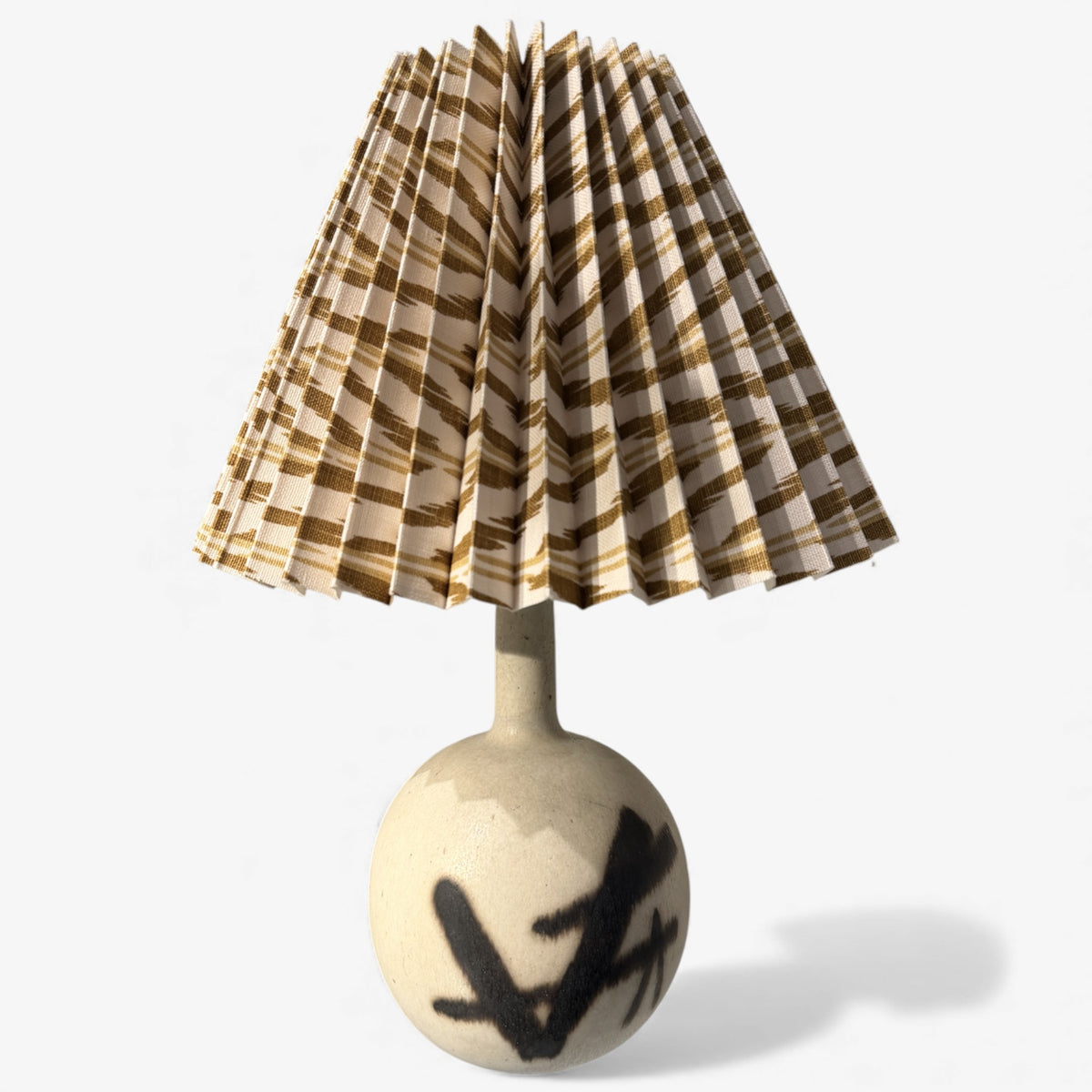 Bordlampe i stentøj