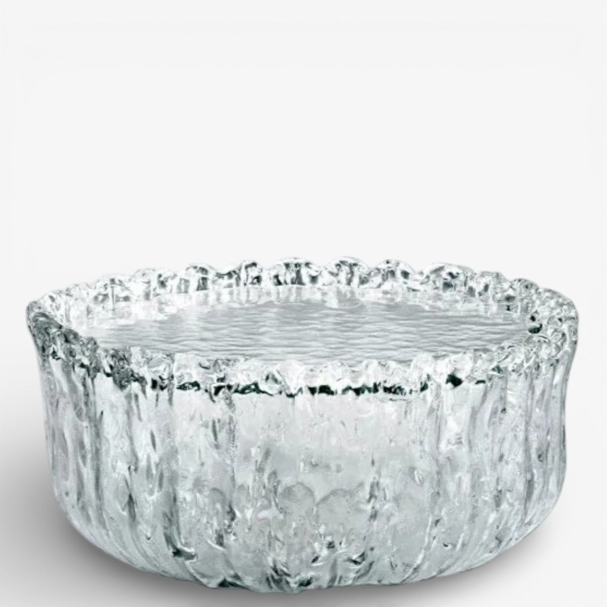 Fountain' glass coffee table