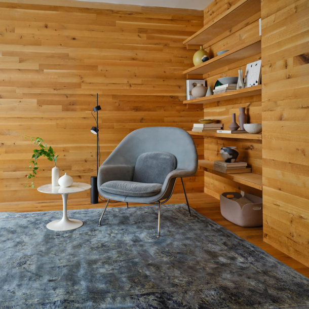 Womb Chair' lænestol i læder