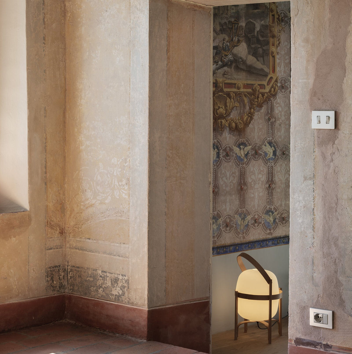 Cesta' floor lamp