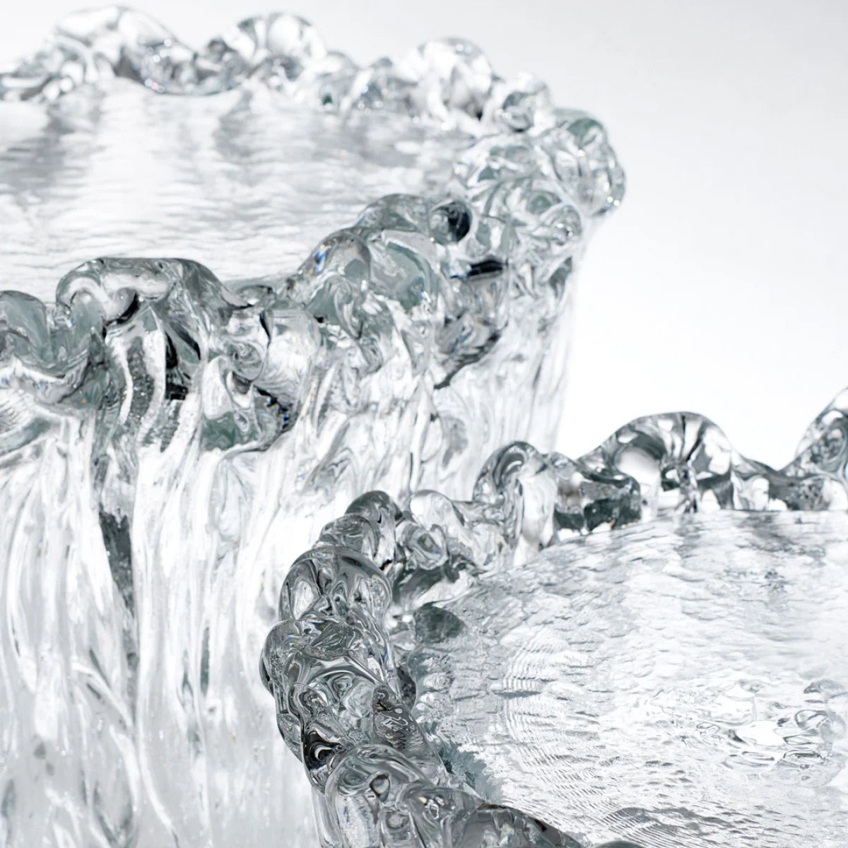 Fountain' sidebord i glas