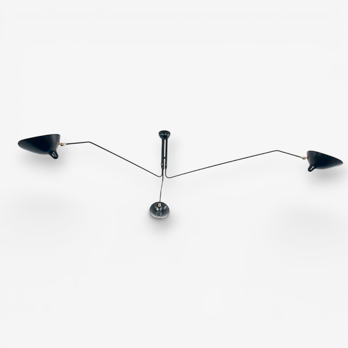 'Plafonnier 3' - Loftlampe i sort metal