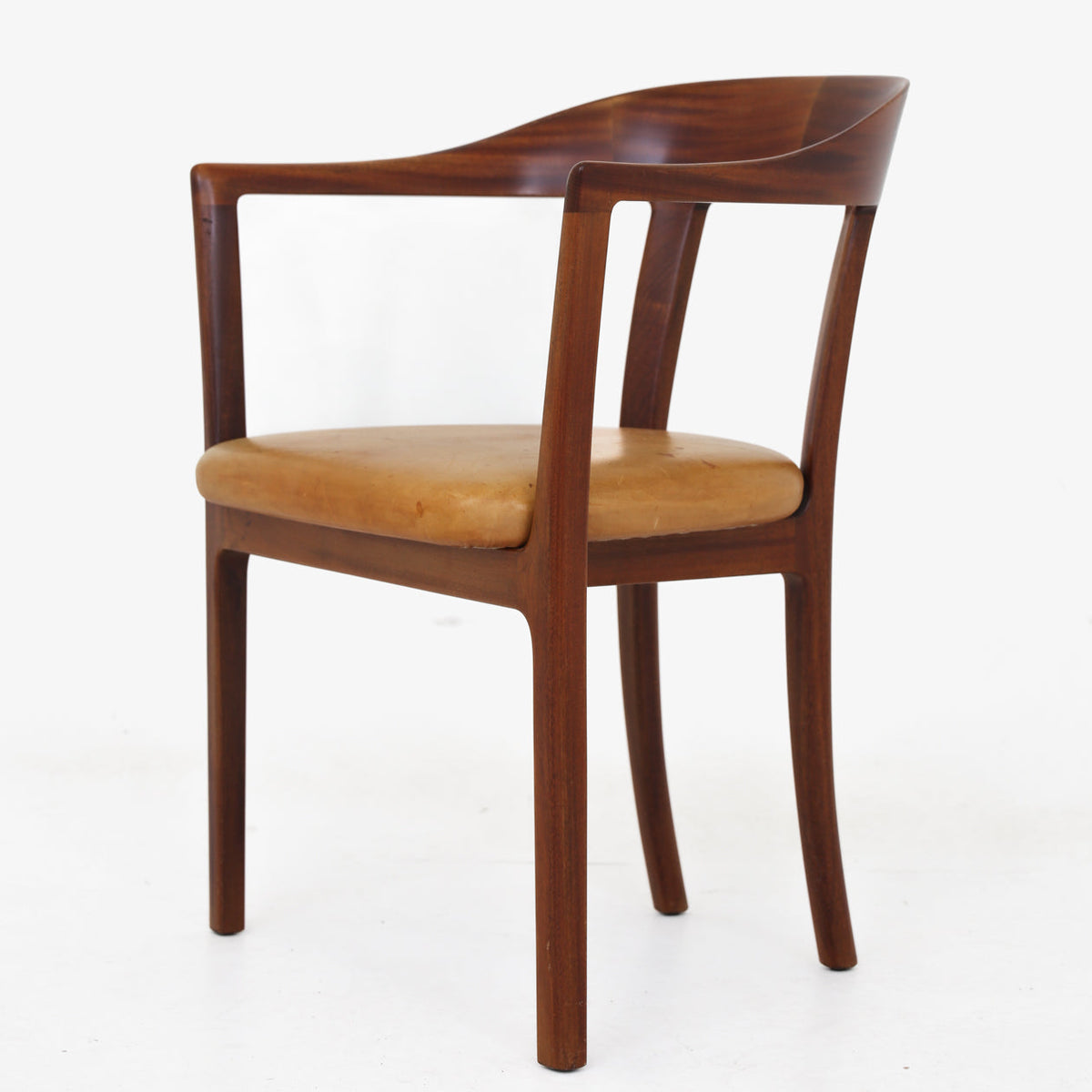 Armchair in mahogany
