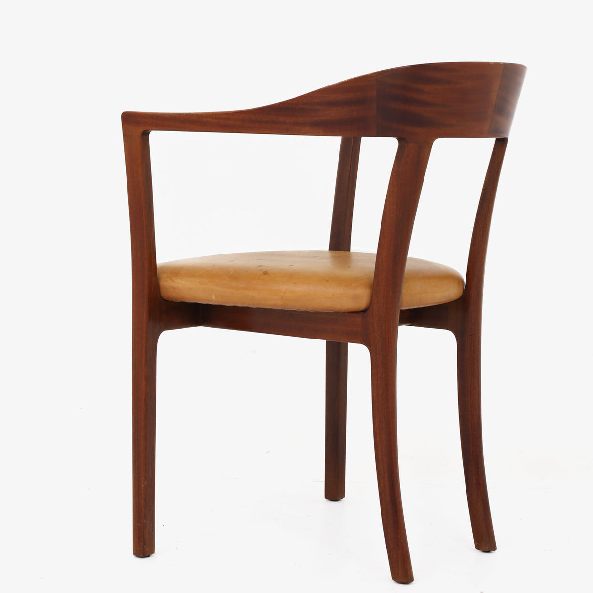 Armchair in mahogany