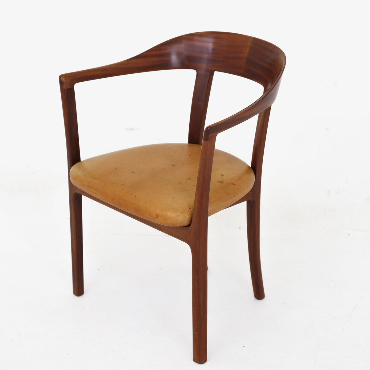 Armchair in mahogany