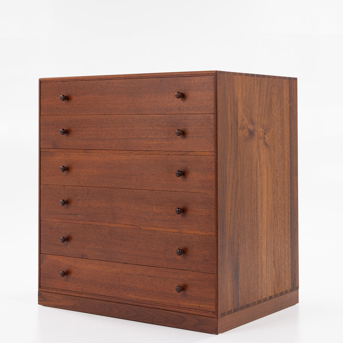 Rare drawing cabinet in teak