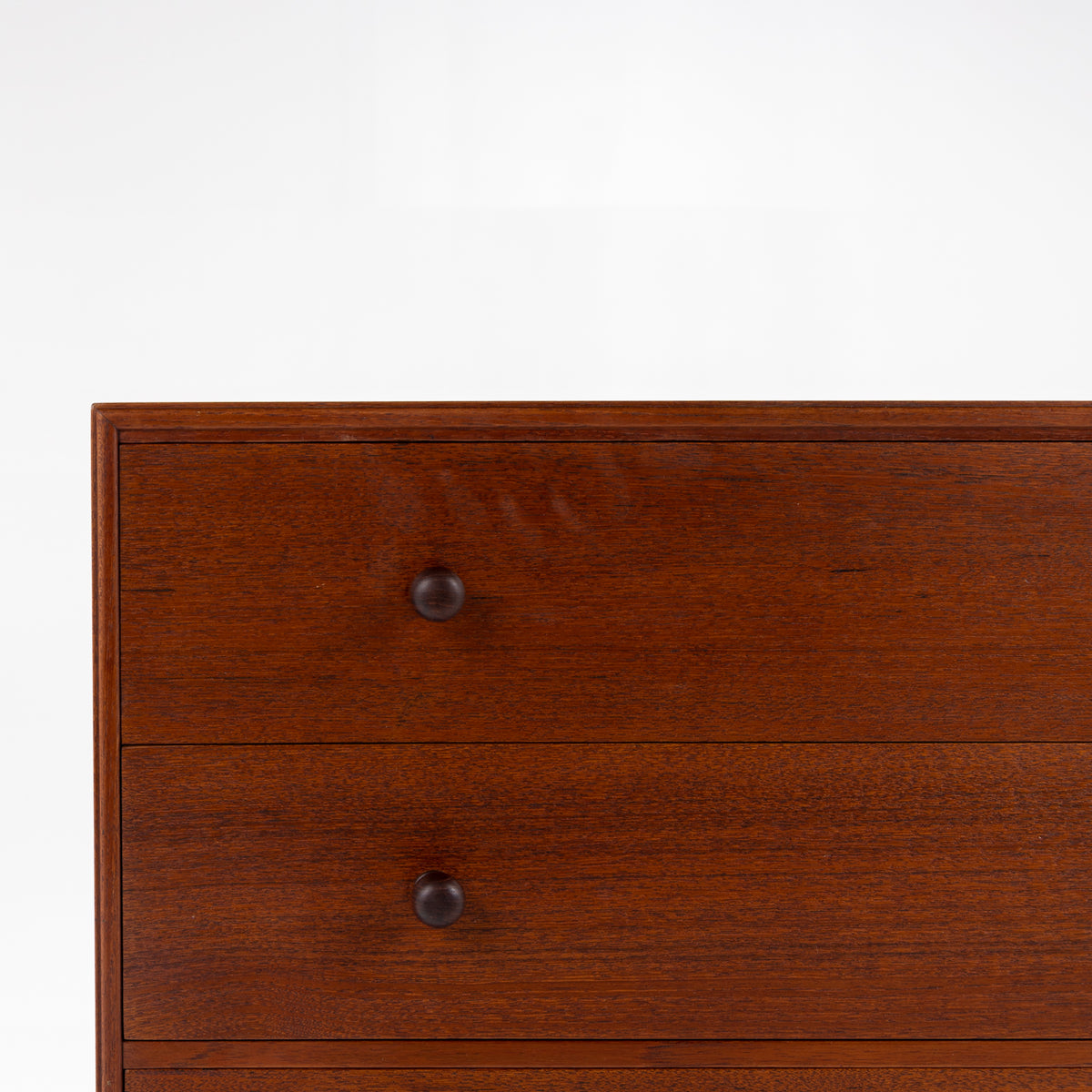 Rare drawing cabinet in teak