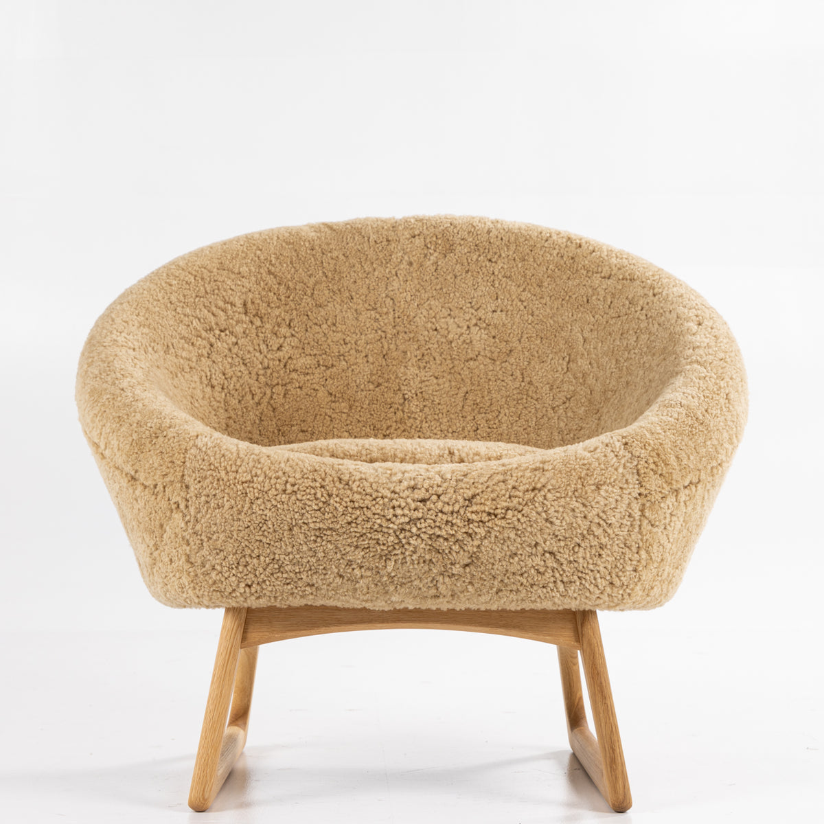 57A - Tub Chair in lambskin