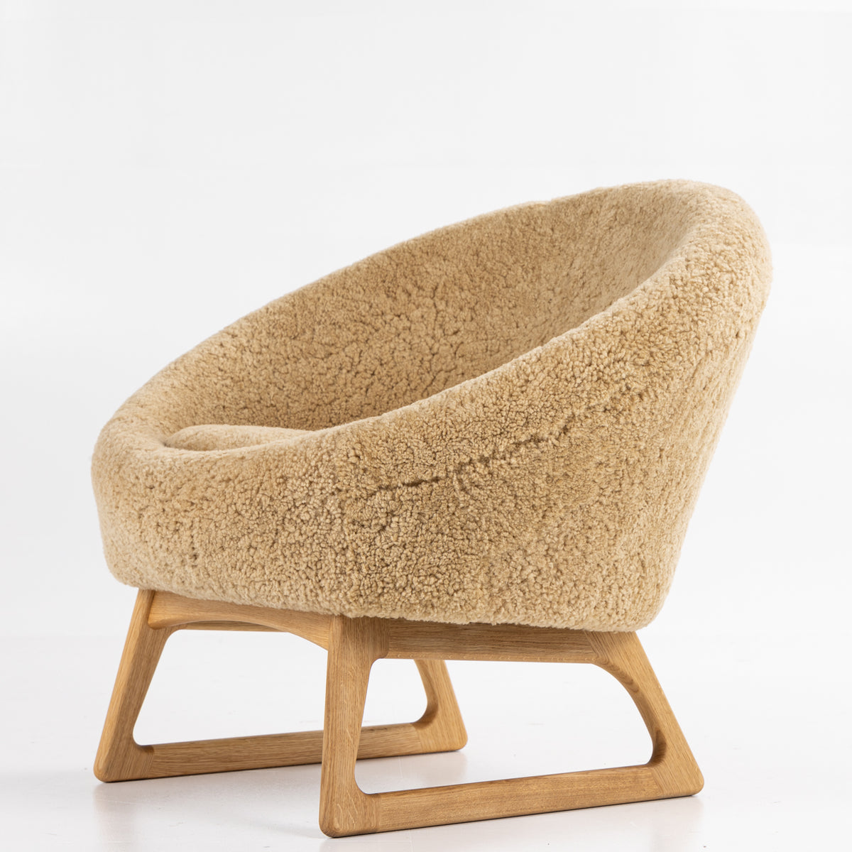 57A - Tub Chair in lambskin