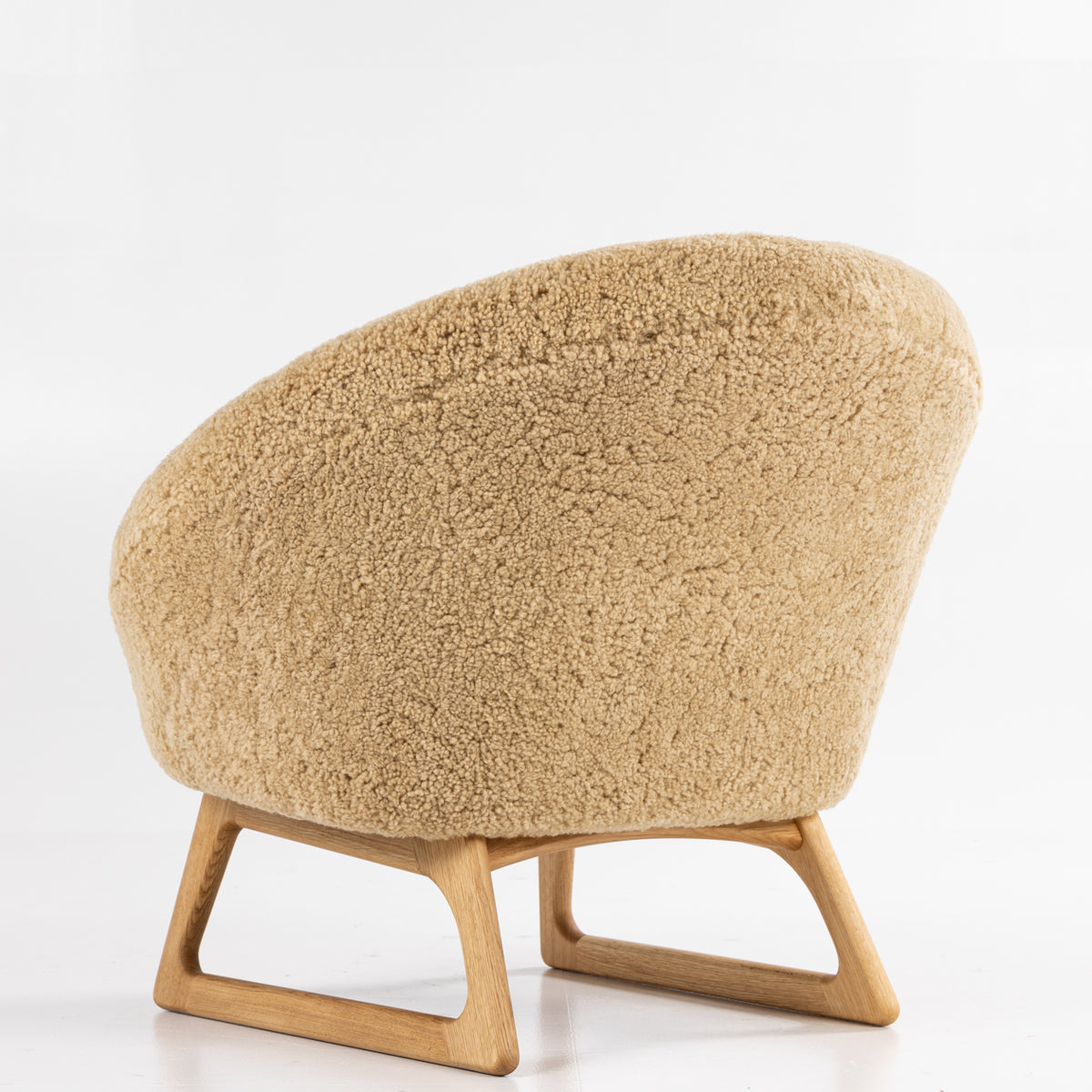 57A - Tub Chair in lambskin