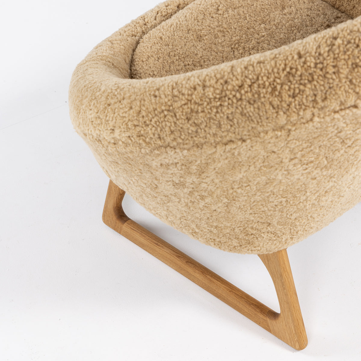 57A - Tub Chair in lambskin