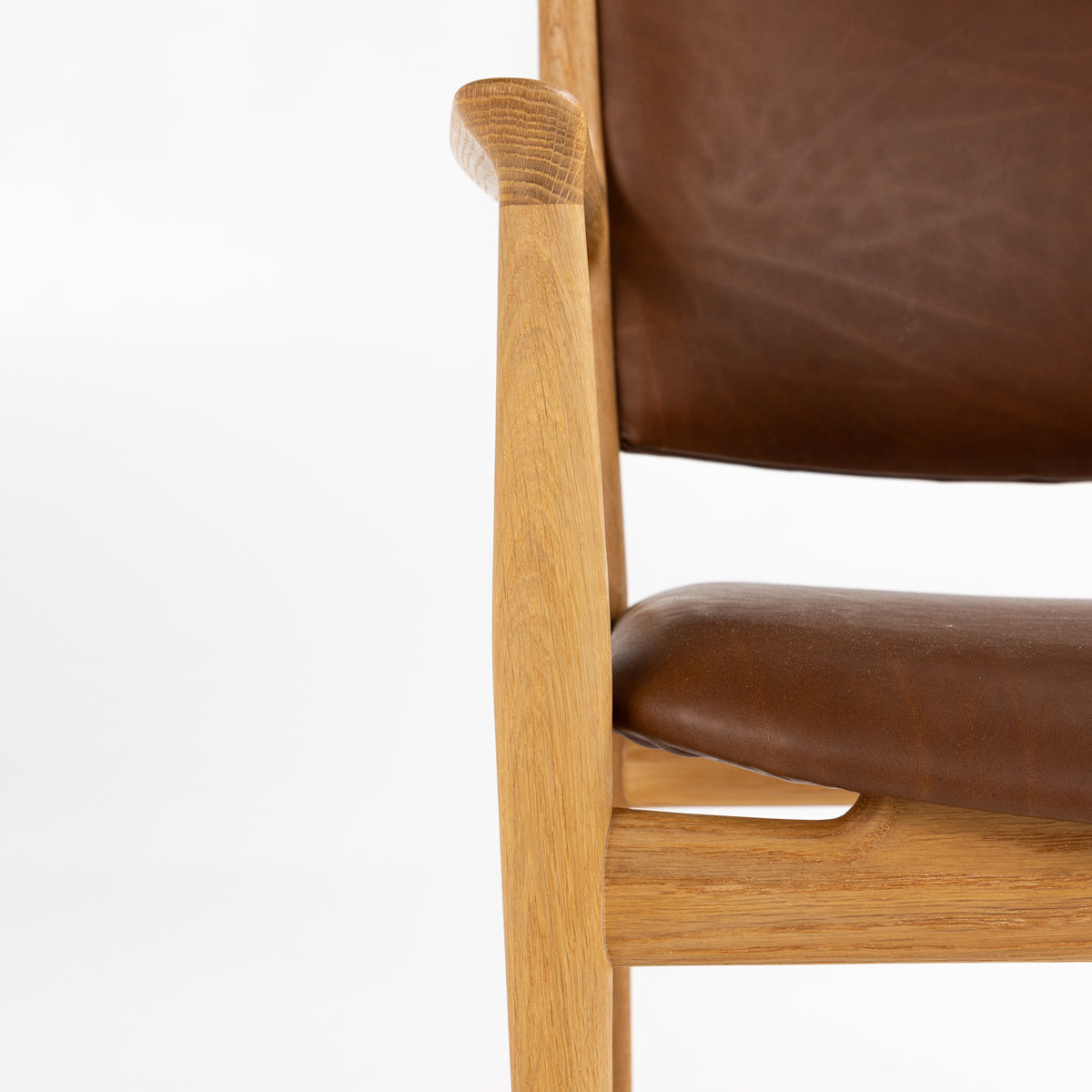 JH 513 - Armchair in oiled oak
