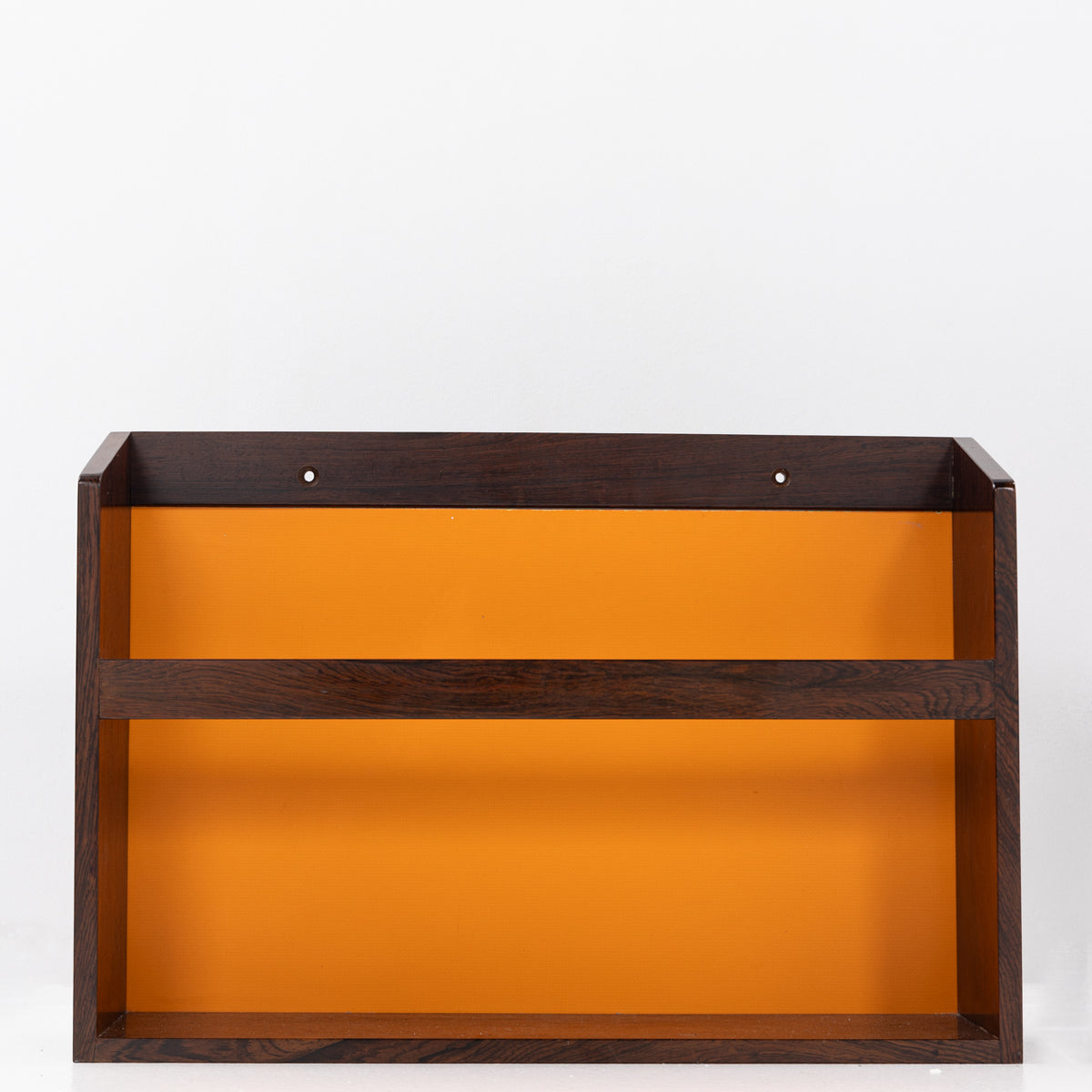 Pair of wall-mounted magazine racks