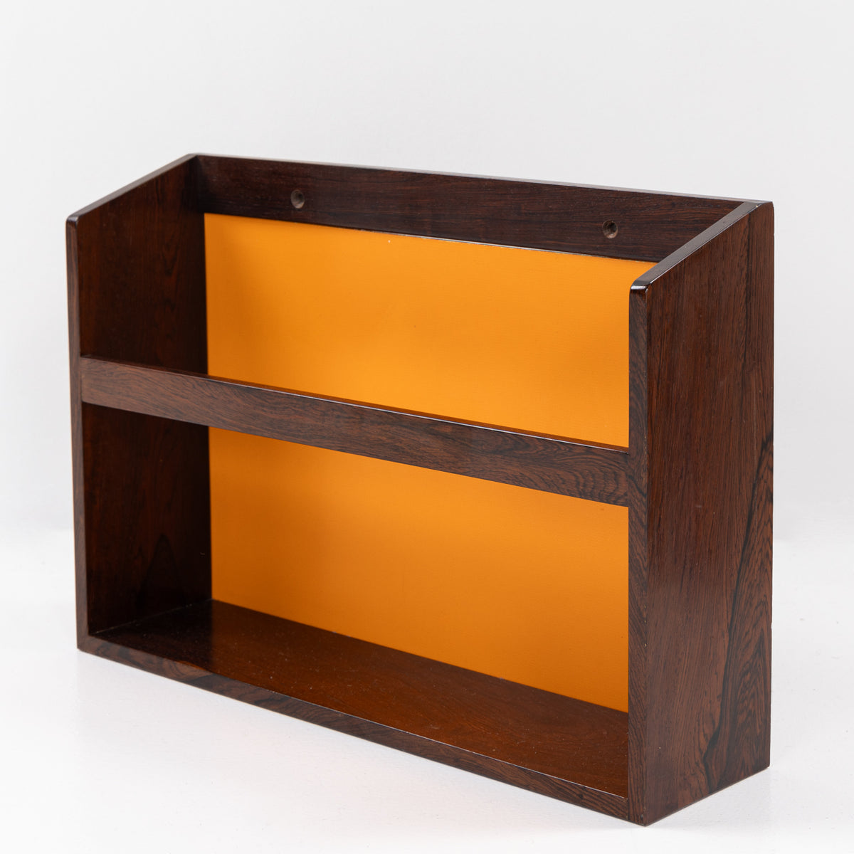 Pair of wall-mounted magazine racks