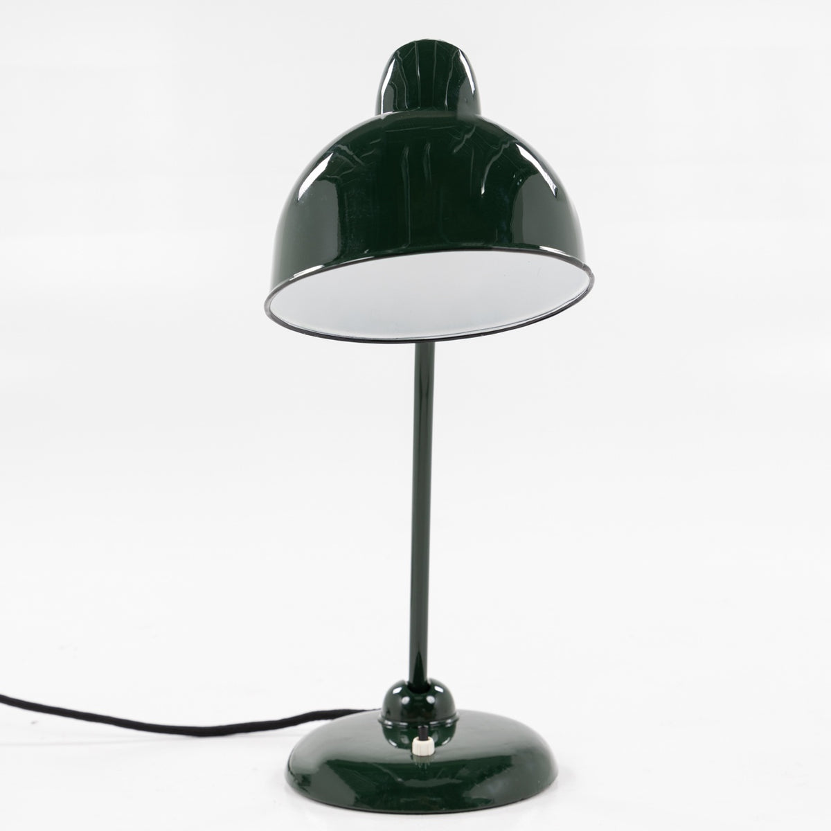 6556 - Bordlampe i grønt metal