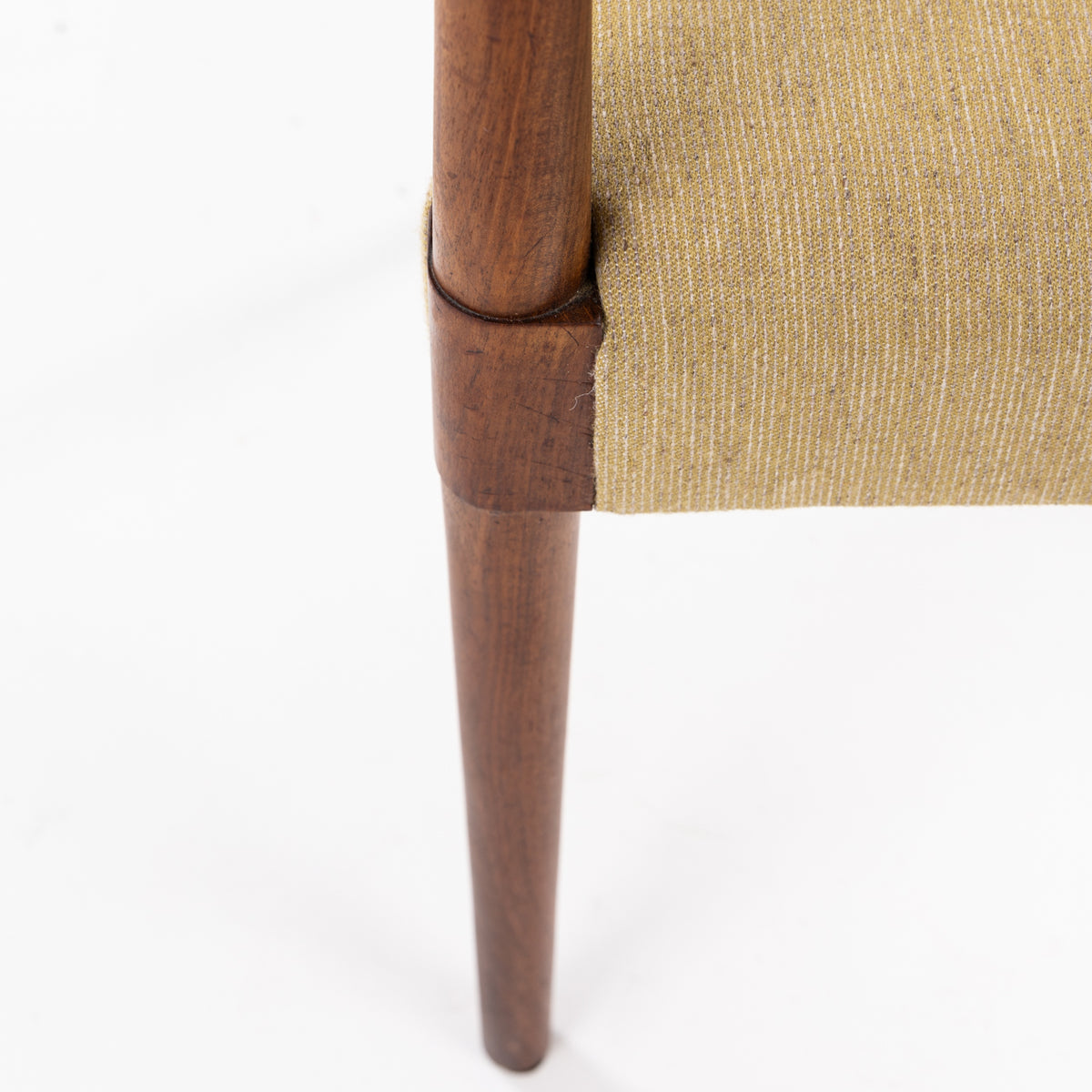 Game table set in mahogany