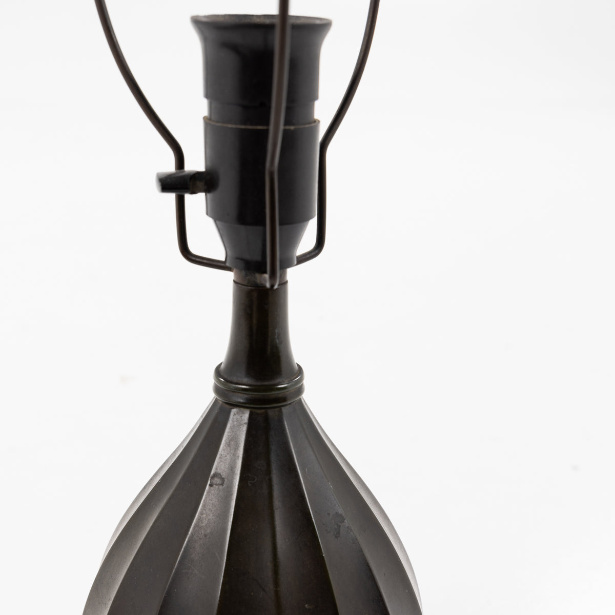 Bordlampe i diskometal