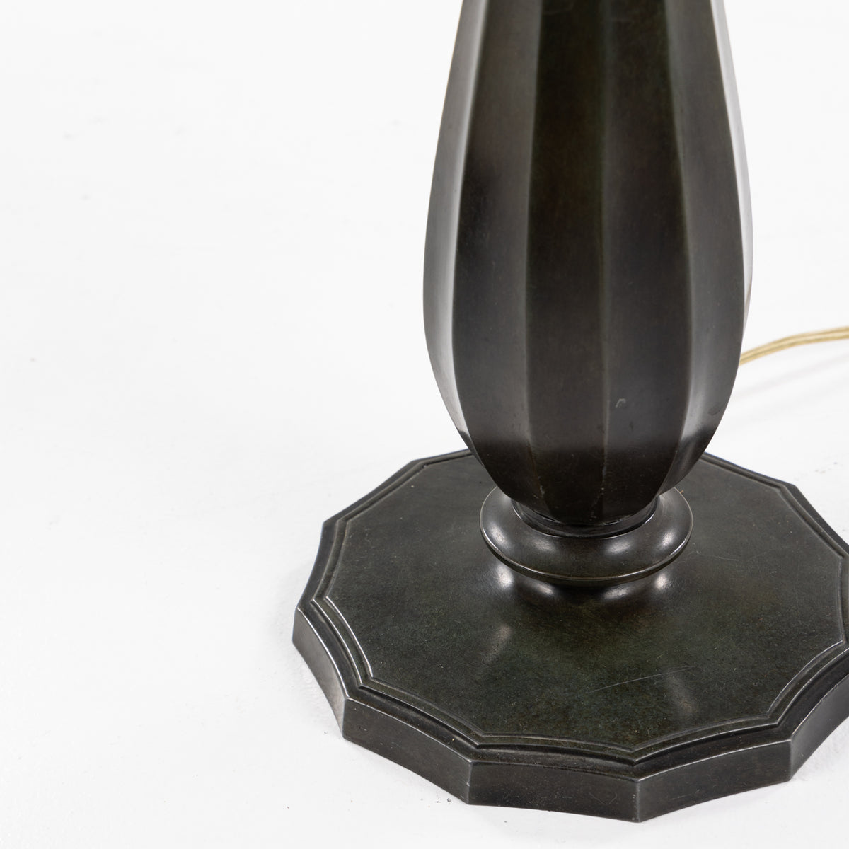 Bordlampe i diskometal