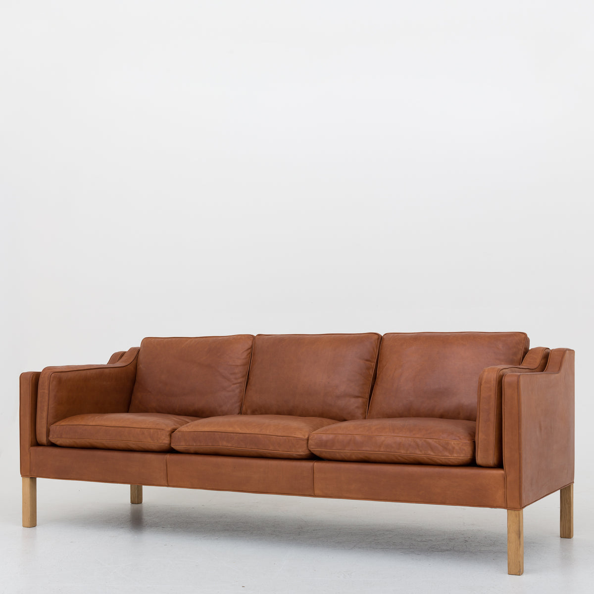 BM 2213 - 3 pers. sofa i Dunes-læder