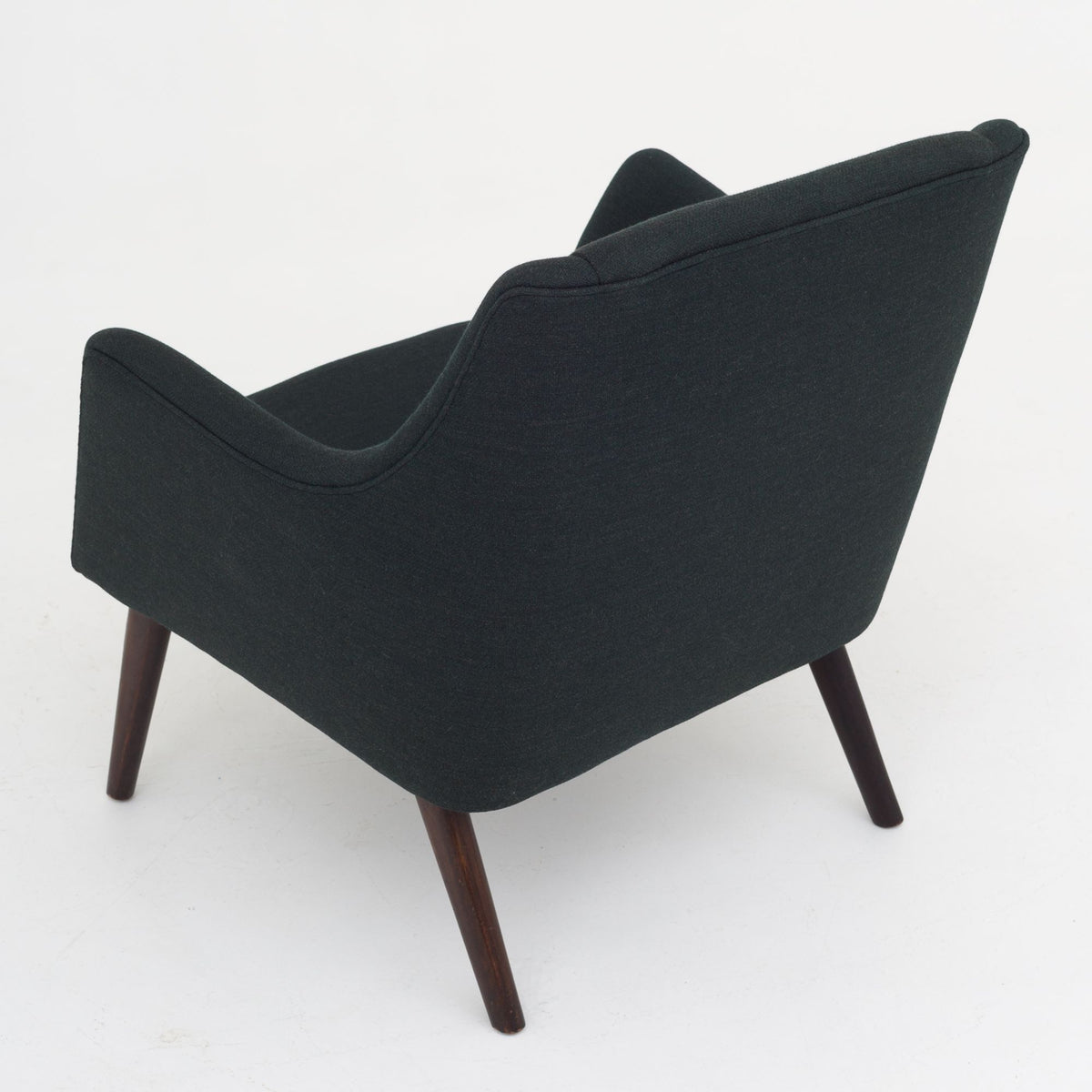Reupholstered easy chair