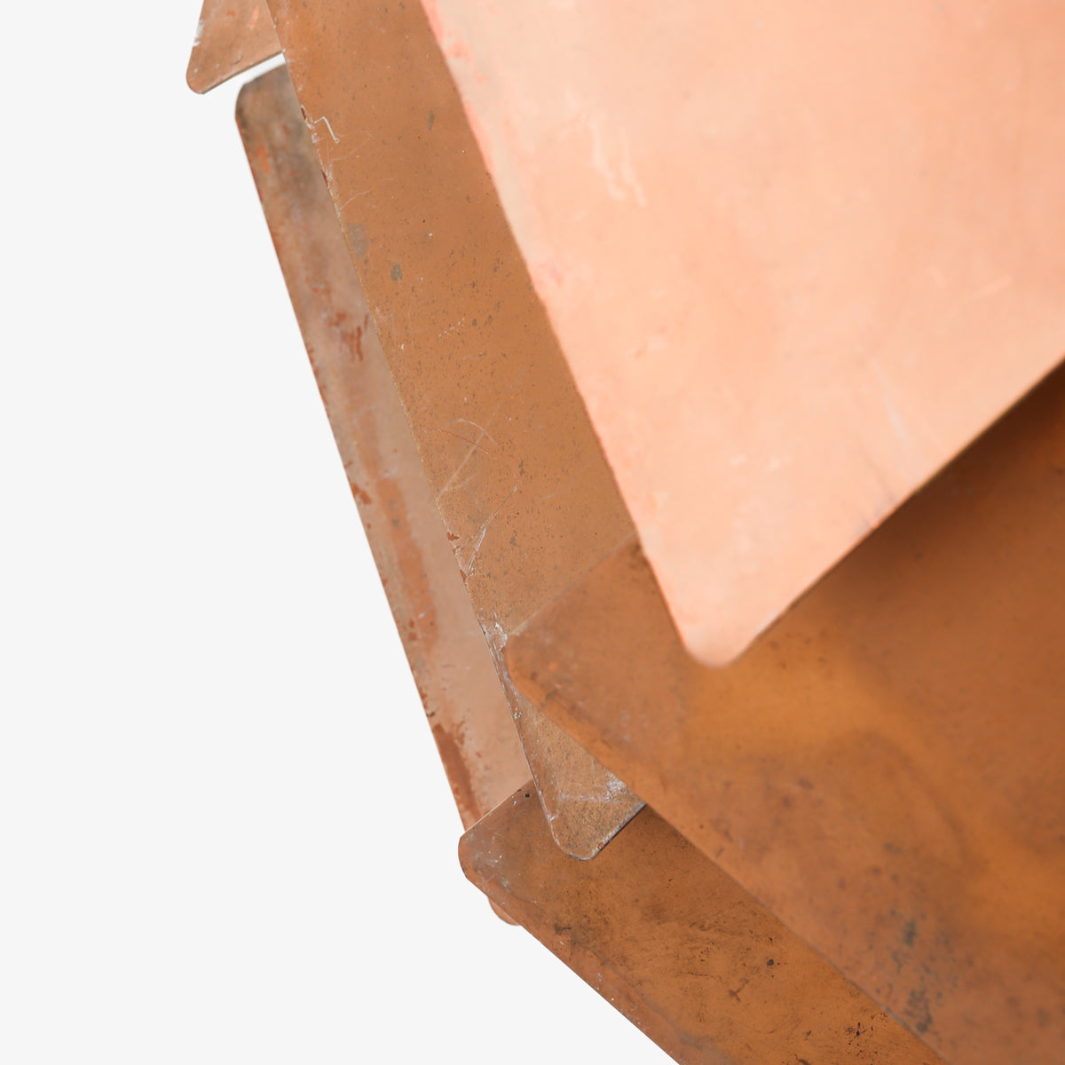 Early Artichoke lamp in copper