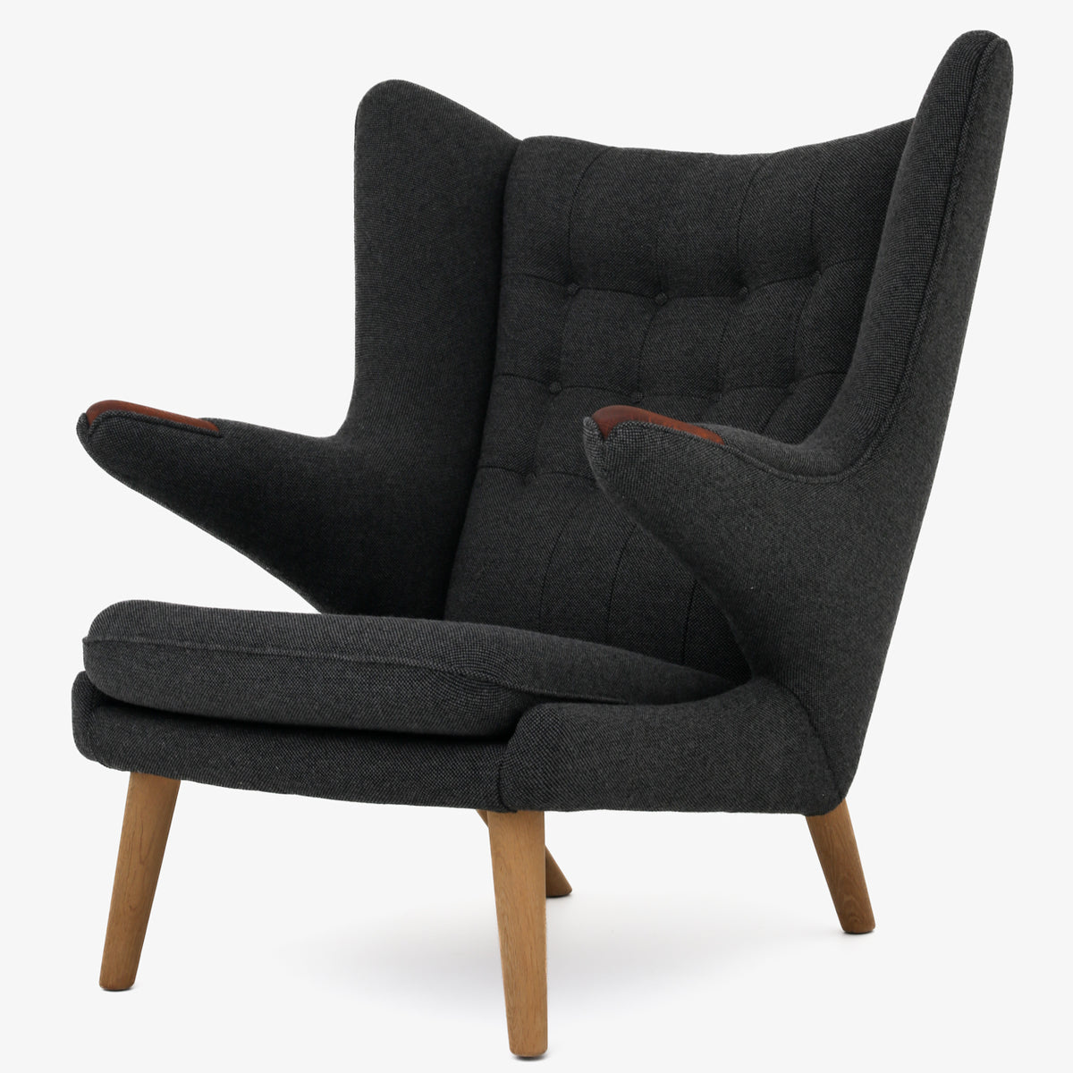AP 19 - Papa Bear Chair w. stool in new fabric