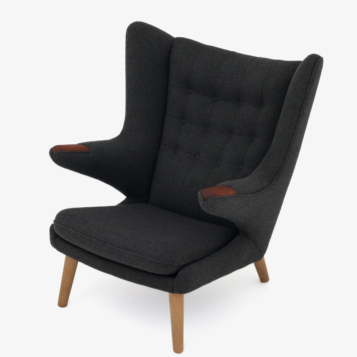 AP 19 - Papa Bear Chair w. stool in new fabric