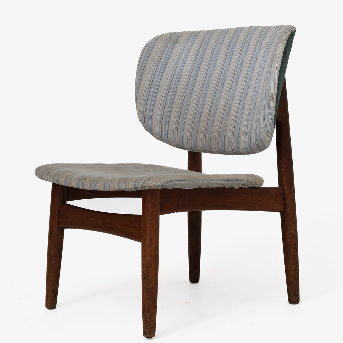 Easy chair in dark oak