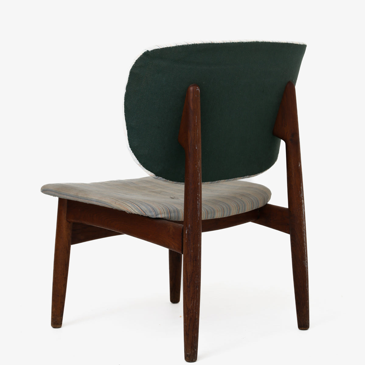 Easy chair in dark oak
