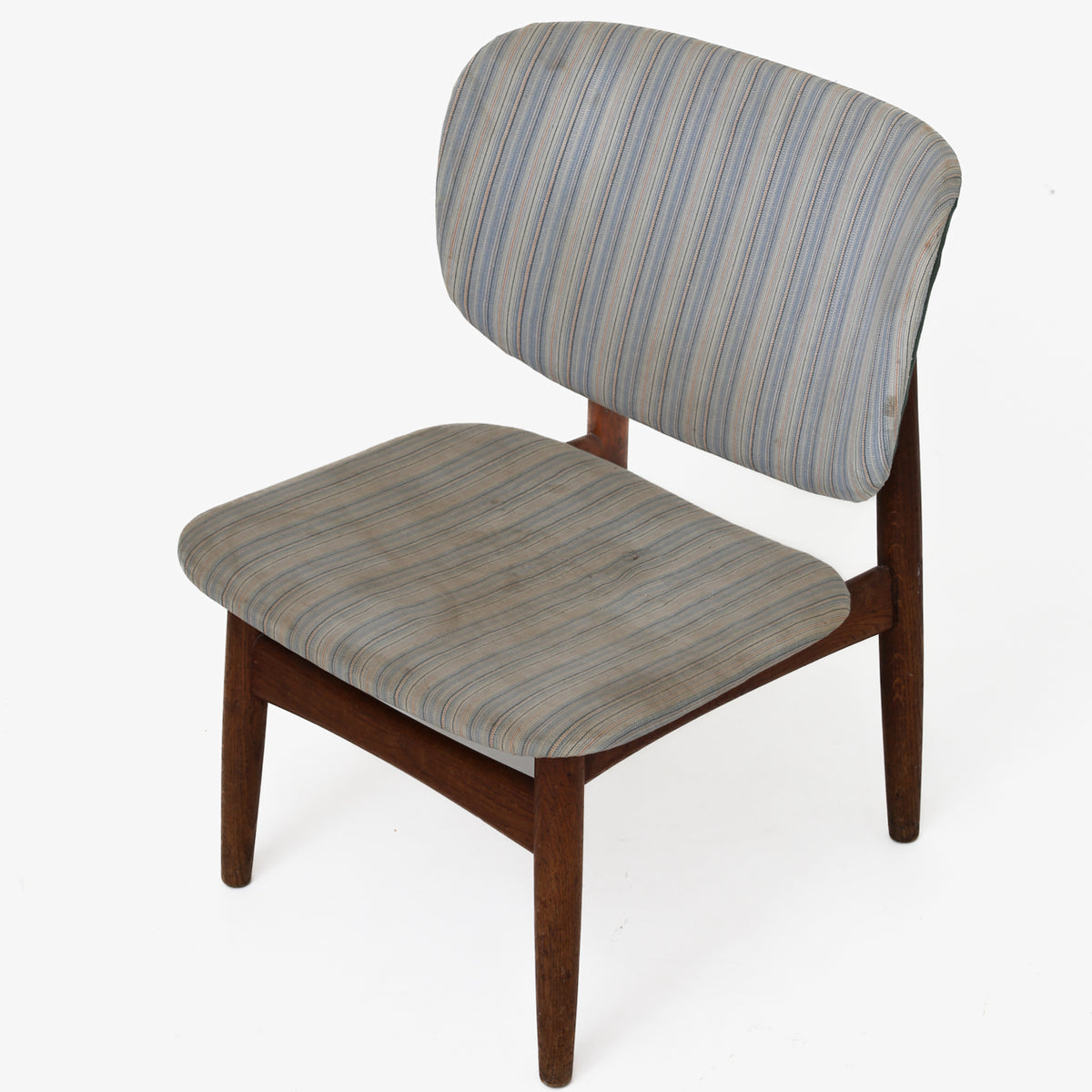 Easy chair in dark oak