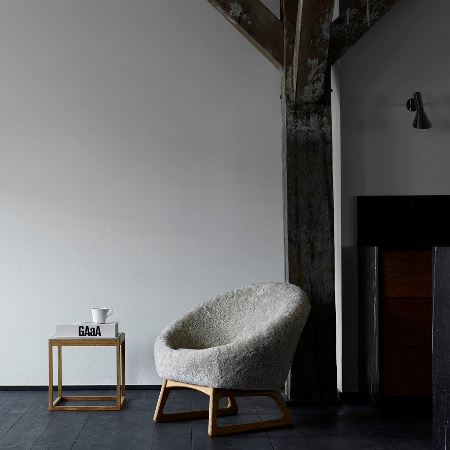 57A - Tub chair in lamb wool