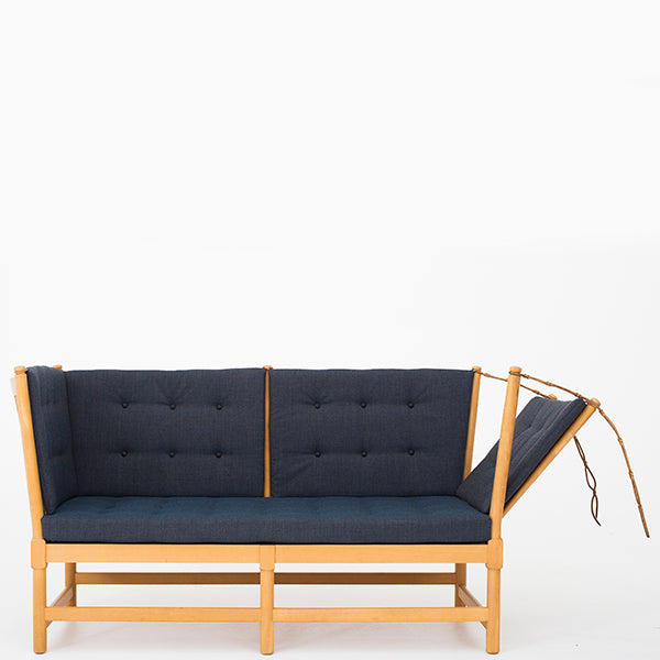 BM 1789 - Reupholstered spoke-back sofa