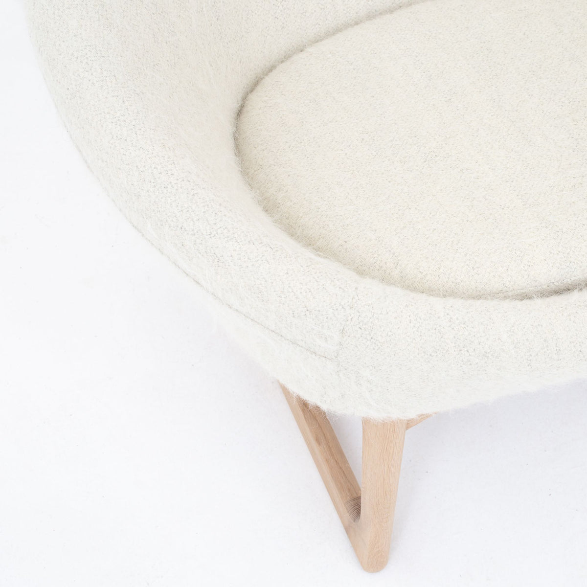 57A - Tub Chair in light wool