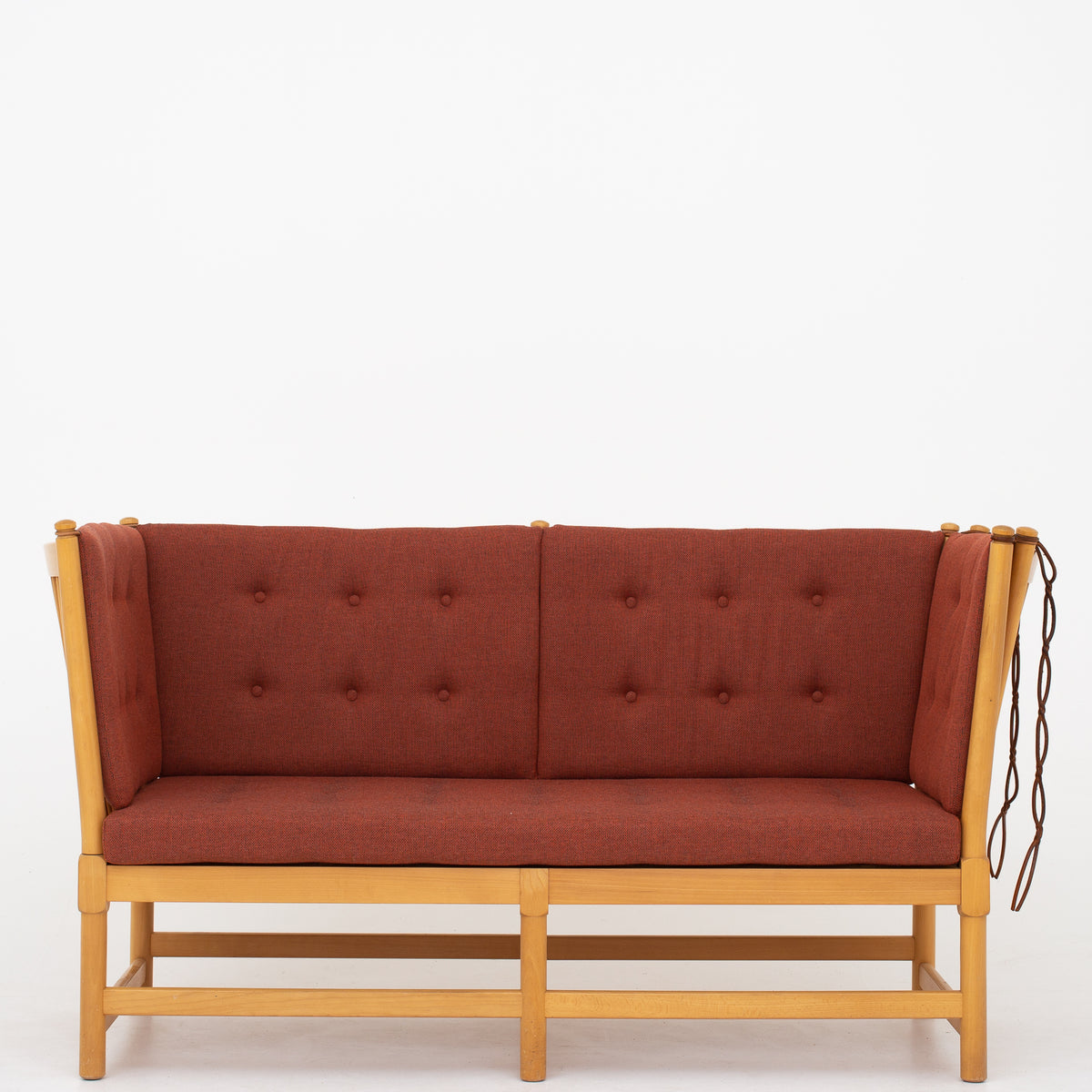 BM 1789 - Reupholstered spoke back sofa