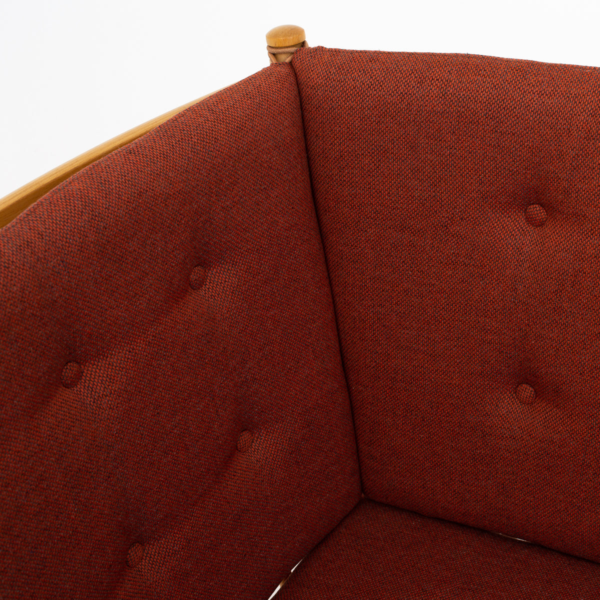 BM 1789 - Reupholstered spoke back sofa