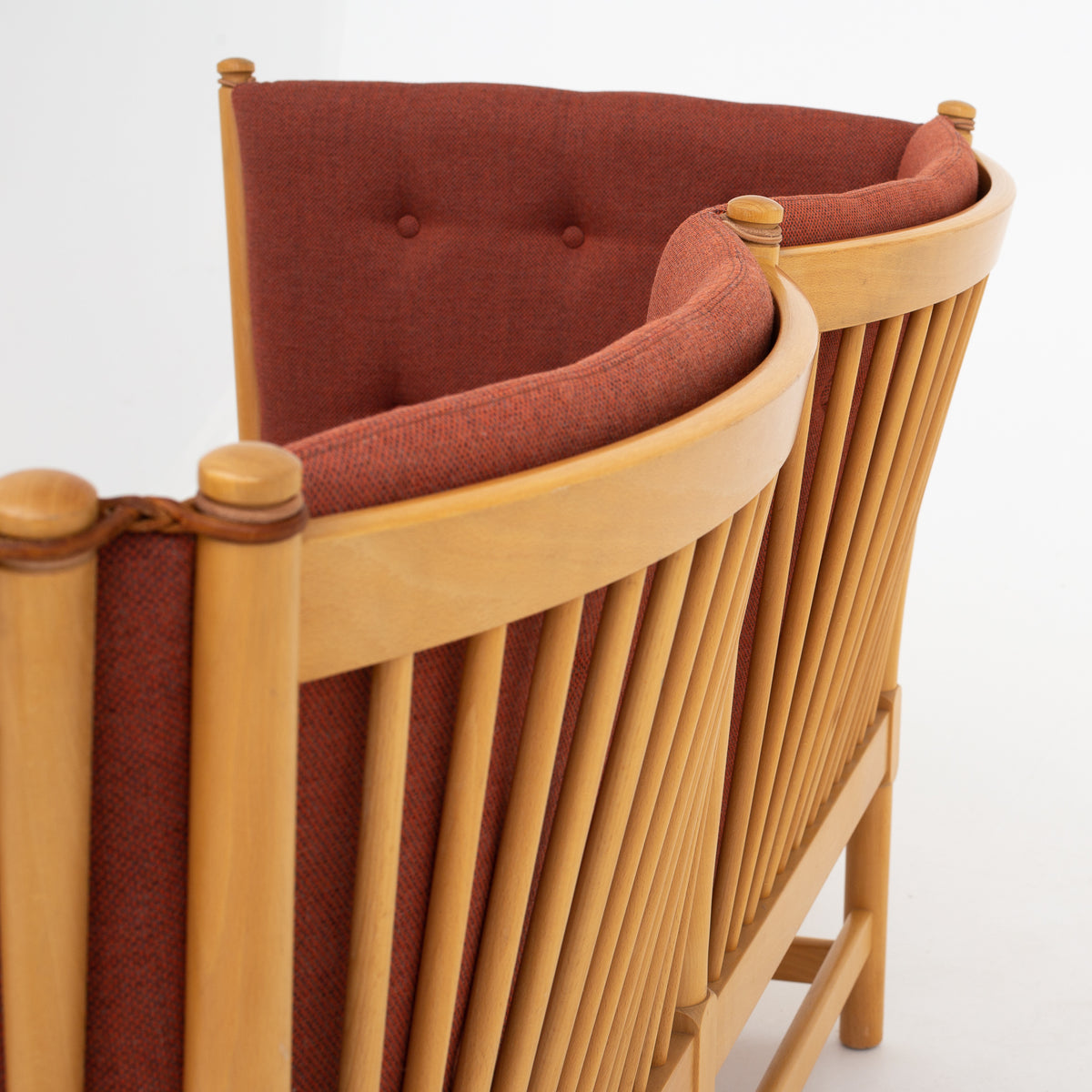 BM 1789 - Reupholstered spoke back sofa