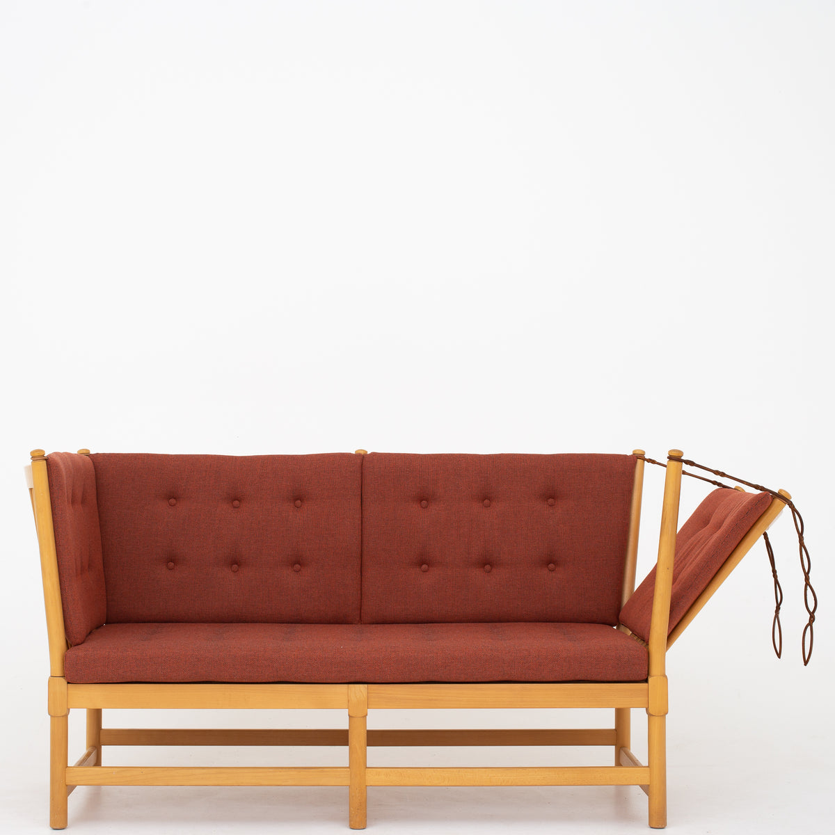 BM 1789 - Reupholstered spoke back sofa