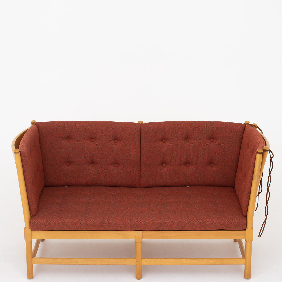 BM 1789 - Reupholstered spoke back sofa
