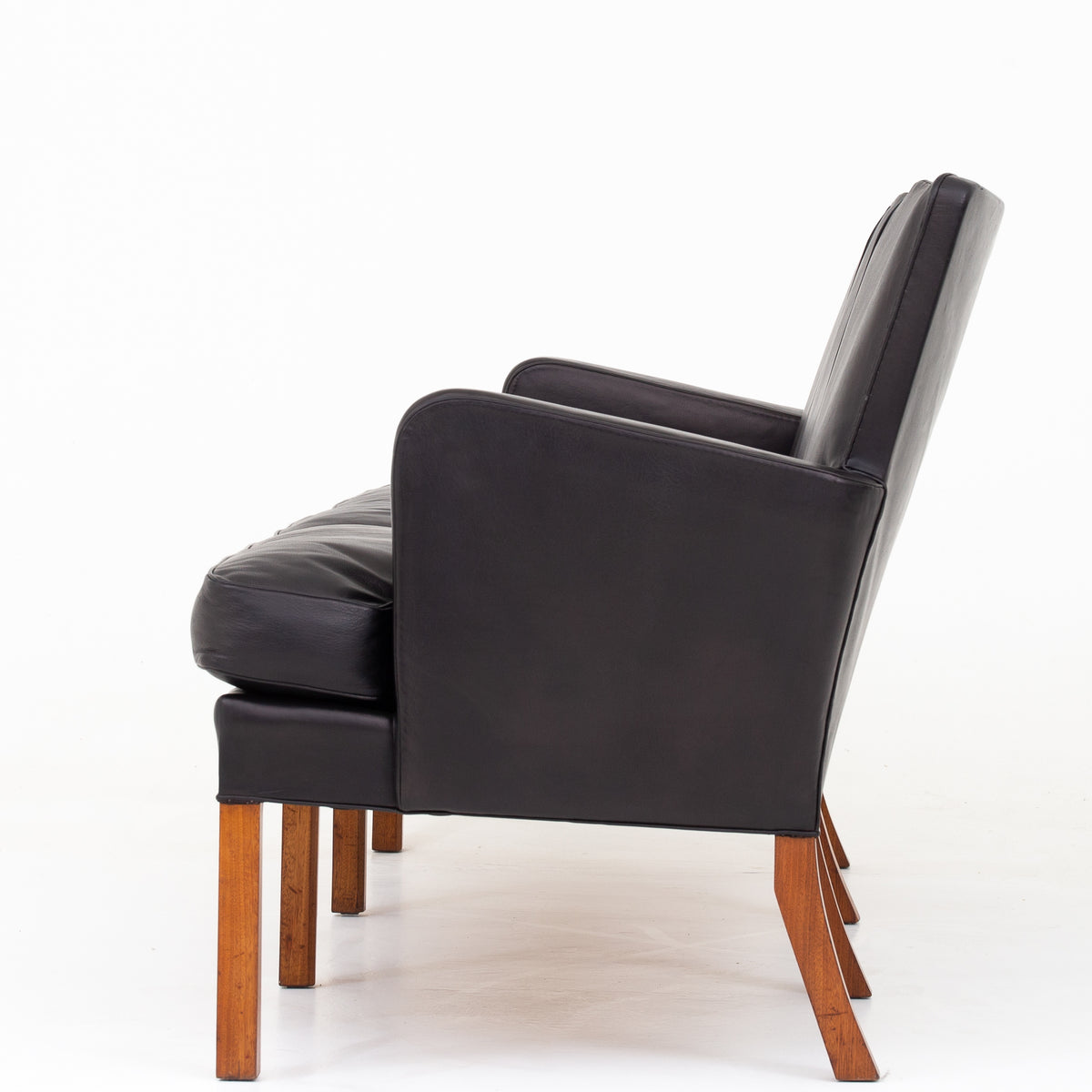 KK 5313 - 3-seater in black Niger leather