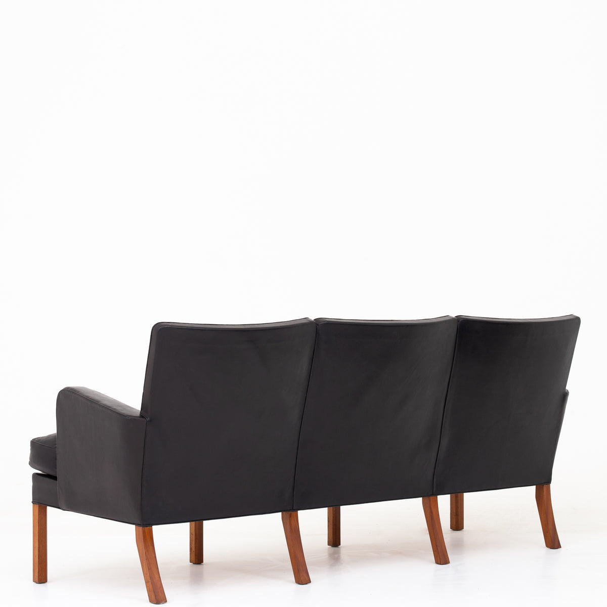 KK 5313 - 3-seater in black Niger leather