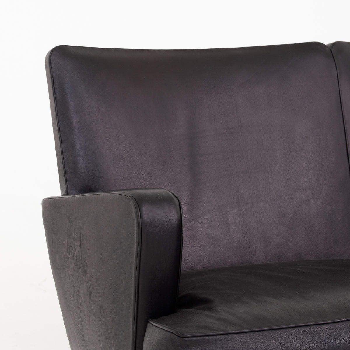 KK 5313 - 3-seater in black Niger leather