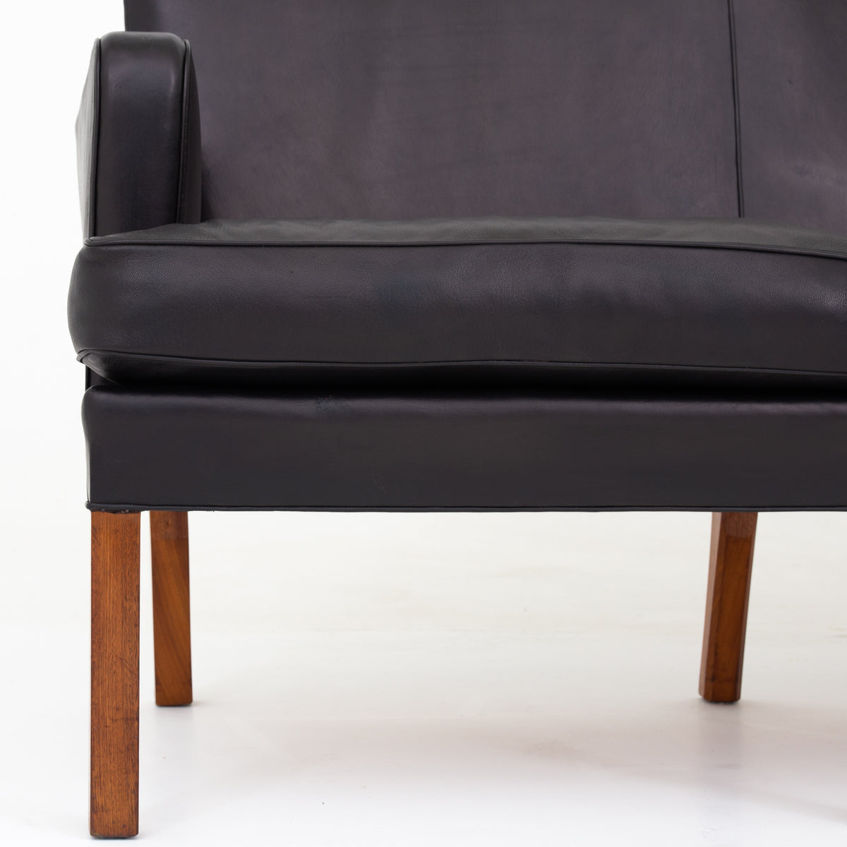 KK 5313 - 3-seater in black Niger leather