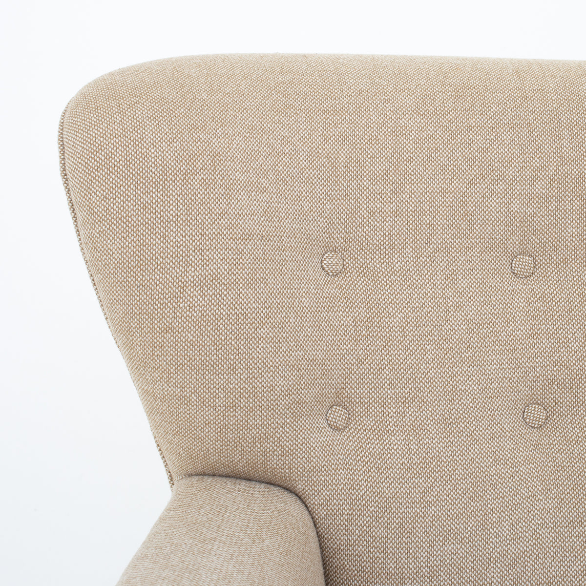 3-seater sofa in light textile