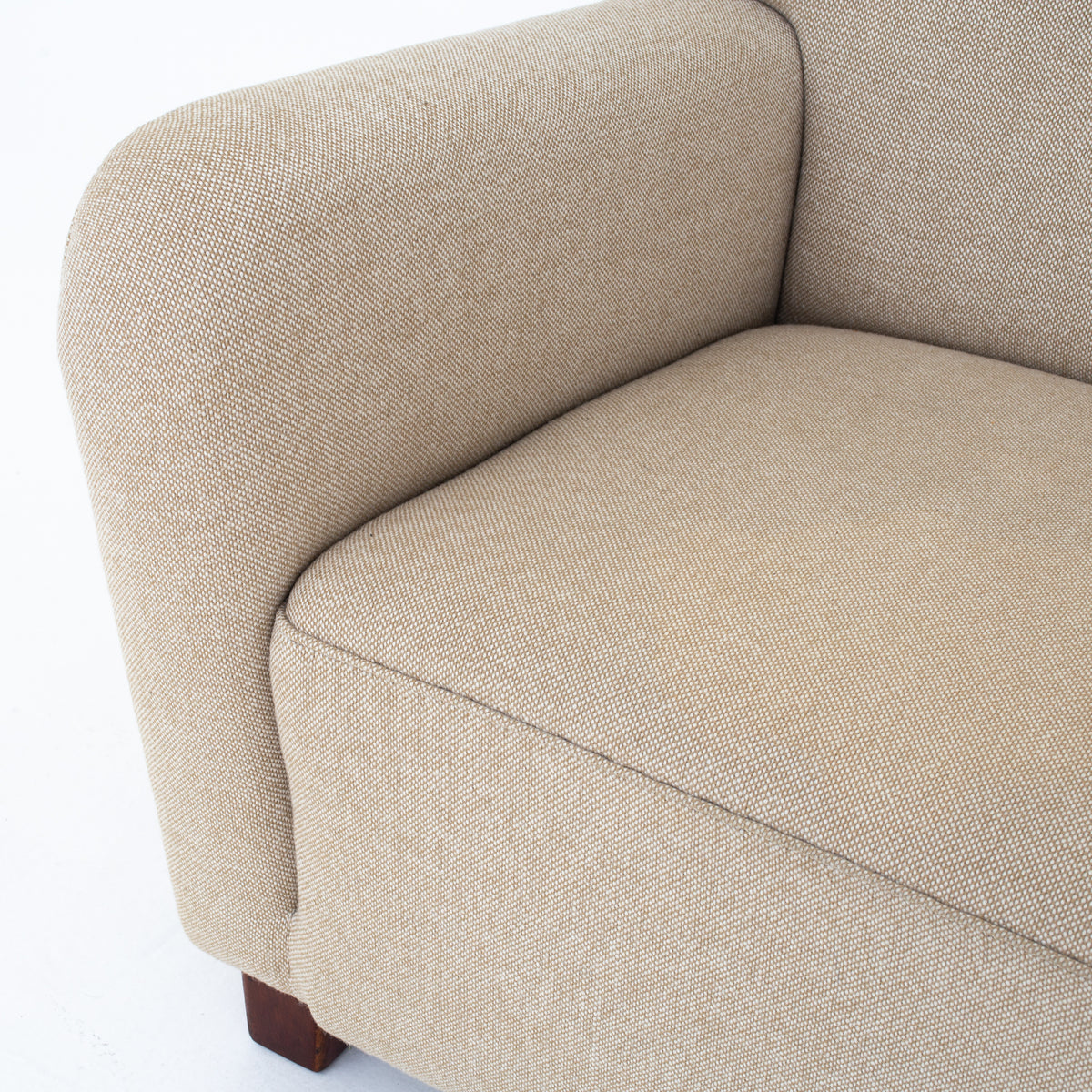 3-seater sofa in light textile