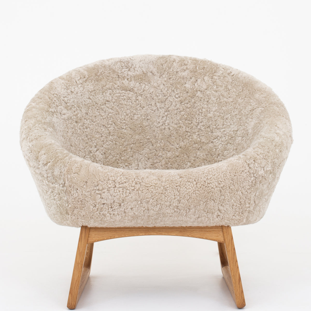 57A - Tub chair in lamb wool